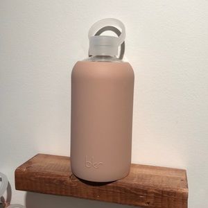 Gently Used Pink BKR 1L Glass Water Bottle